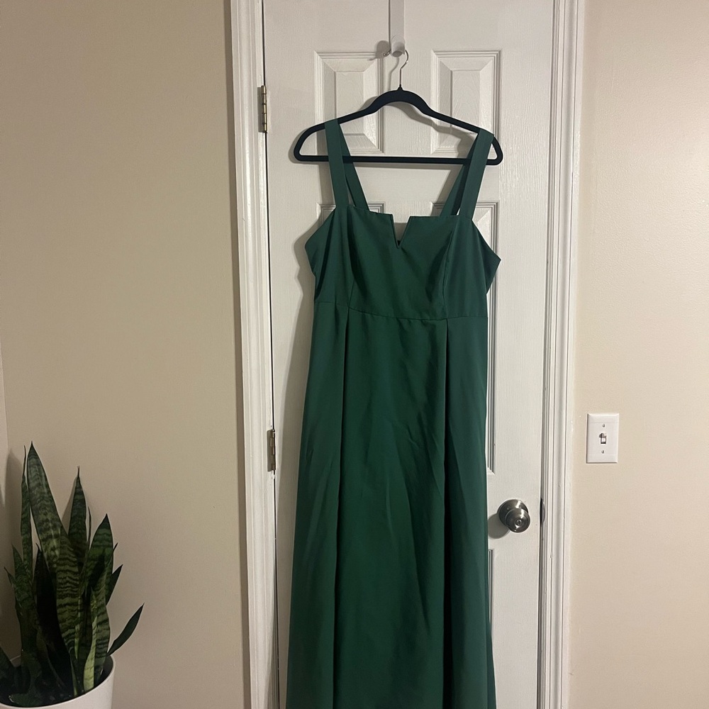 SHEIN Forest Green Maxi Dress